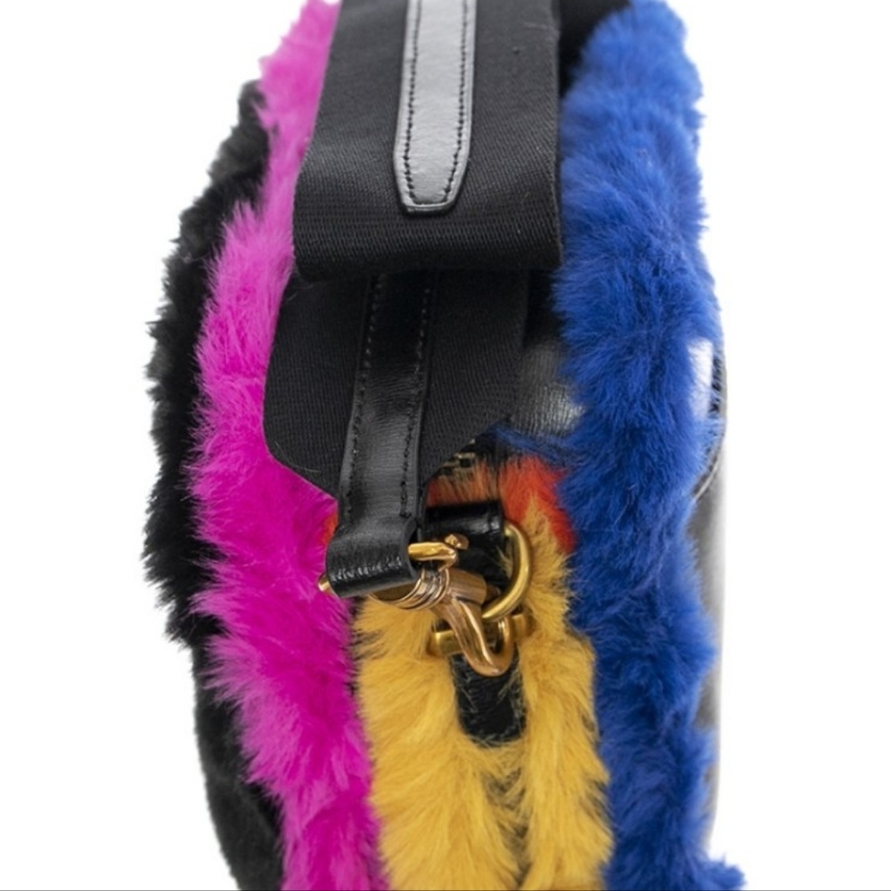 - KURT GEIGER LONDON Kensington Medium Camera Black Leather Crossbody Bag - Picture 3 of 12